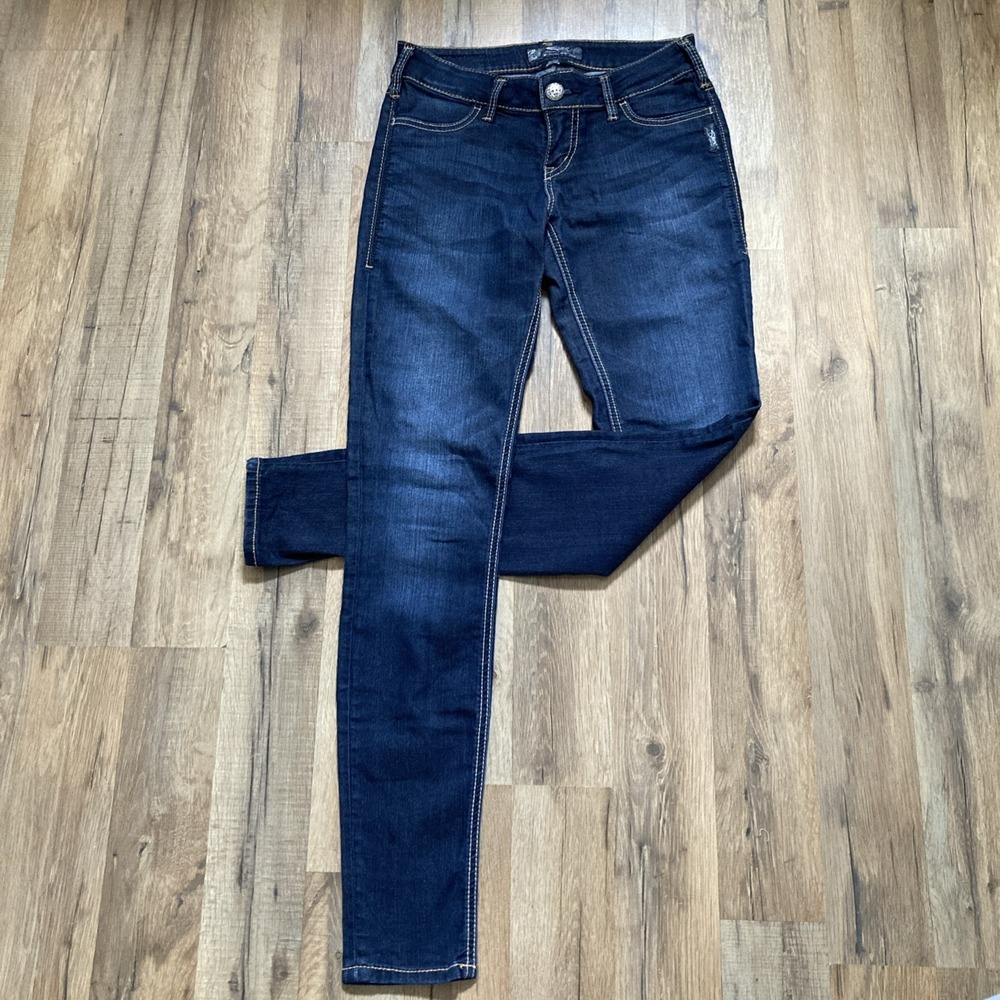Silver Jeans Suki Jegging Womens Jeans Faded Dark Wash Womens Size 26W 31L